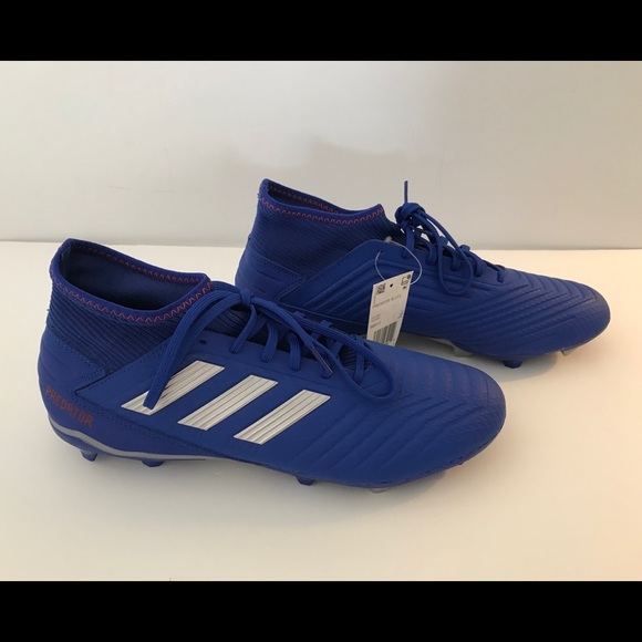 Men’s Predator 19.3 Soccer Shoe - Blue - 11.5 - Picture 5 of 7